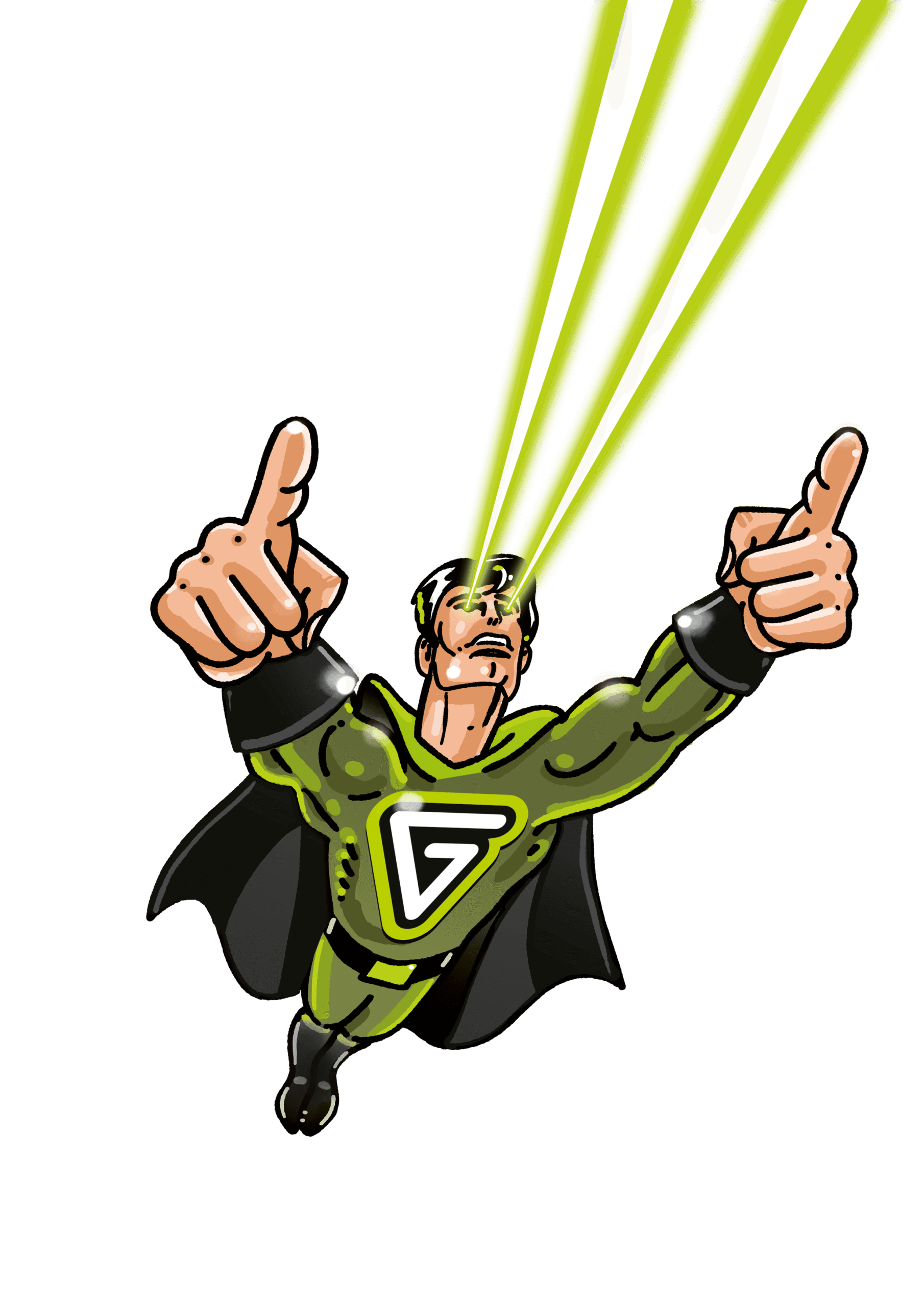 fliegender Gravolino Superheld